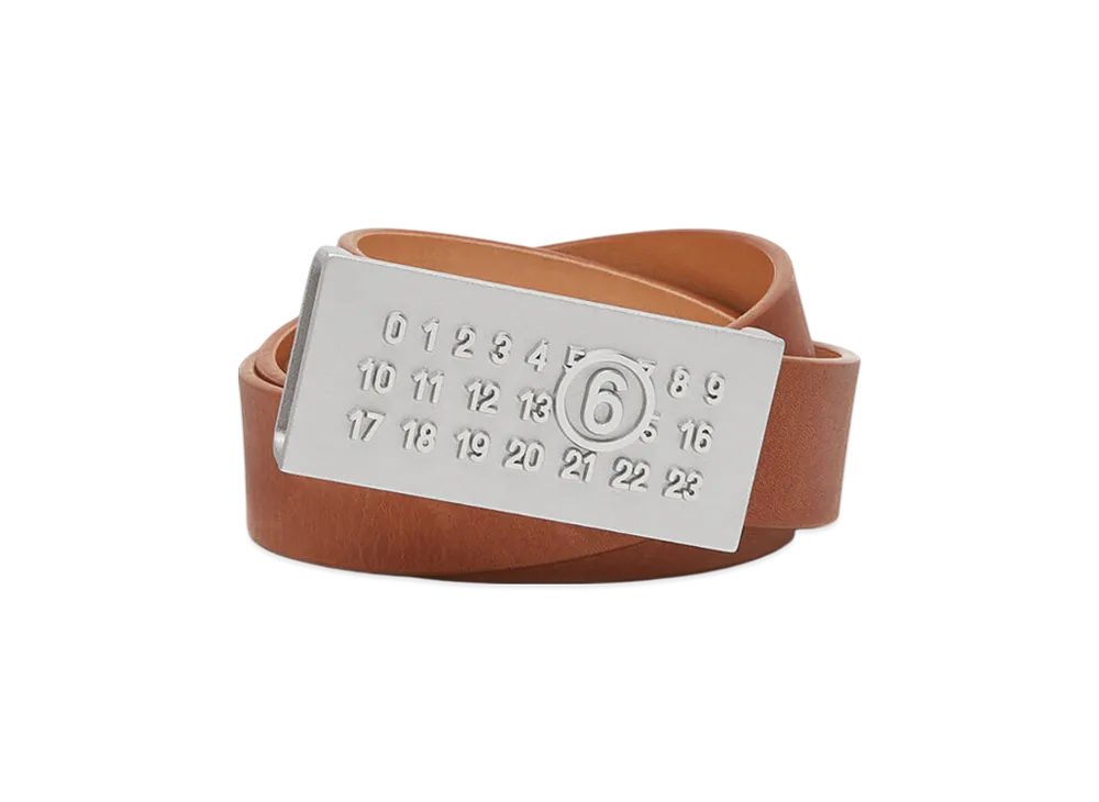 MM6 Maison Margiela Numbering Belt "Brown"