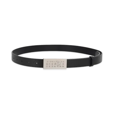 MM6 Maison Margiela Women's Numeric Belt "Black"