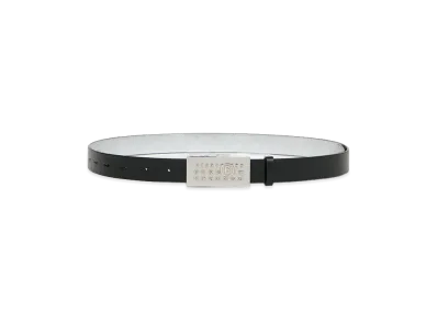MM6 Maison Margiela Women's Belt "Black/Metallic"
