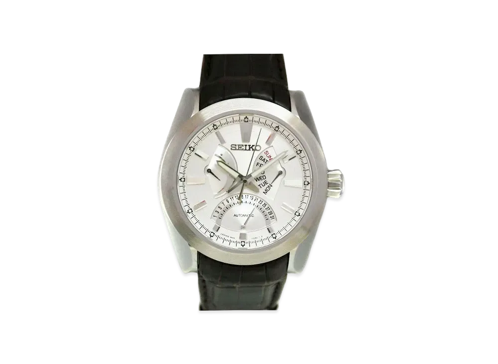 SEIKO Brightz Ananta Mechanical Double Retrograde "Silver" SAEC003
