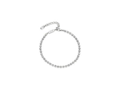 Jimmy Choo Saeda Anklet "Silver/Crystal"