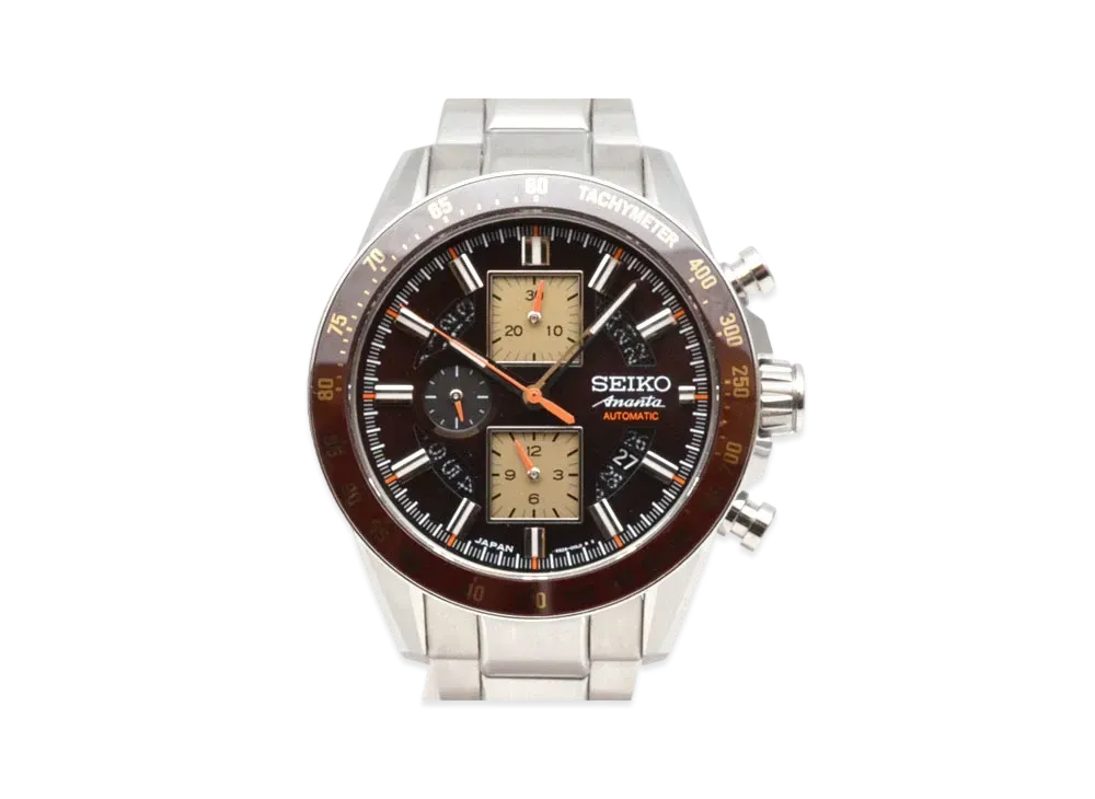 SEIKO Brightz Ananta Mechanical Chronograph "Black" SAEH009