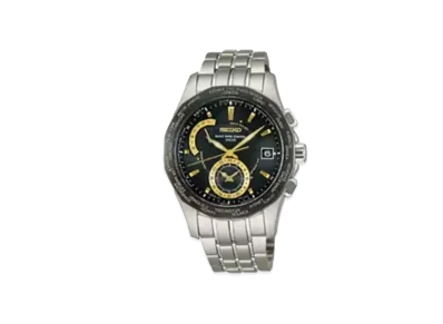 SEIKO Brights World Time Solar Radio "Black" SAGA001