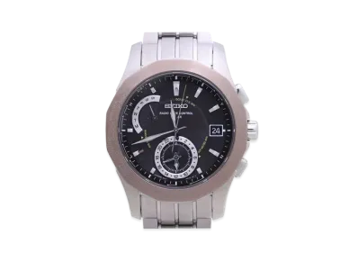 SEIKO Brights World Time Solar Radio "Brown" SAGA005