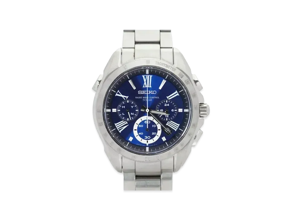 SEIKO Brightz Solar Radio Chronograph "Blue" SAGA069