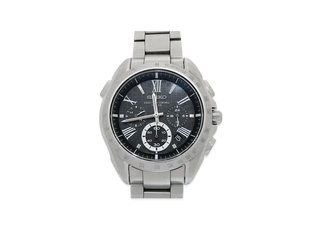 SEIKO Brightz Solar Radio Chronograph "Black" SAGA071