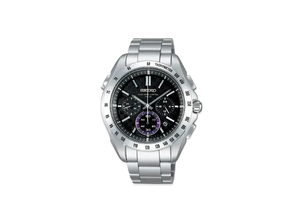 SEIKO Brightz Solar Radio Chronograph "Black" SAGA075