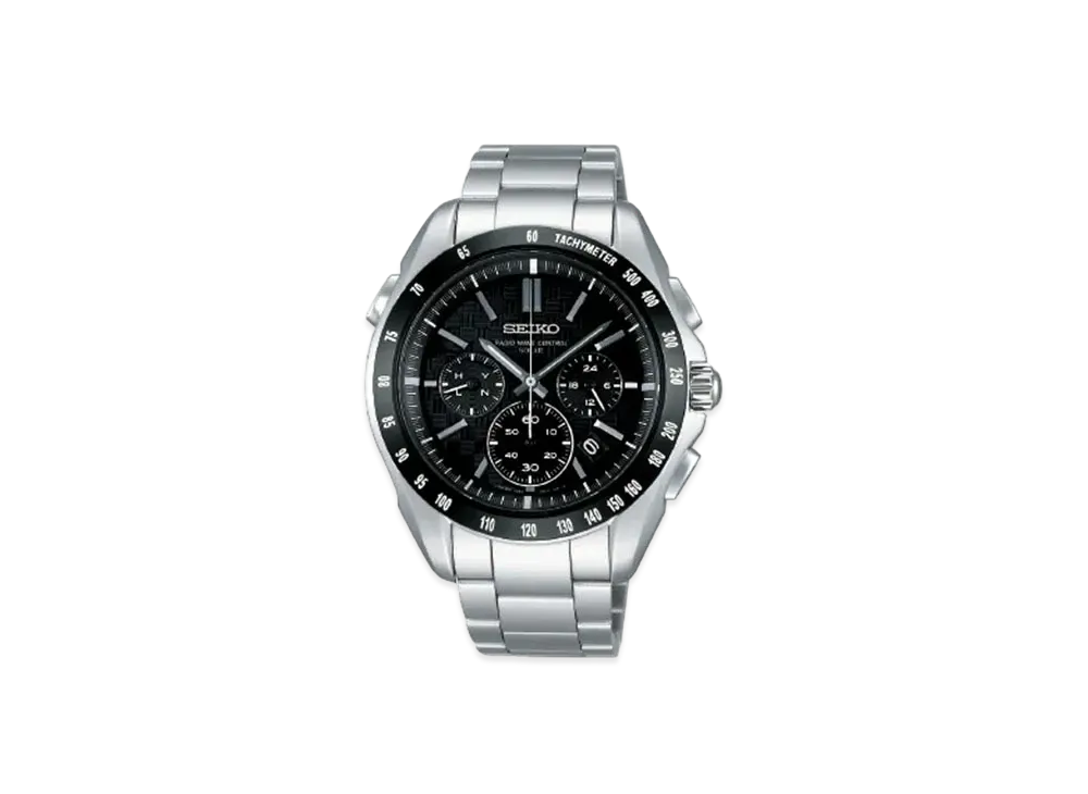 SEIKO Brightz Solar Radio Chronograph "Black" SAGA077
