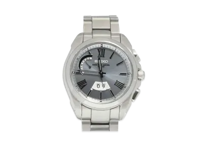 SEIKO Brightz Solar Radio Big Calendar "Silver" SAGA079