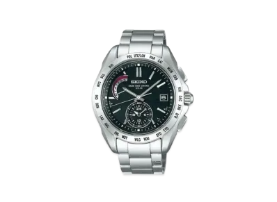 SEIKO Brights Solar Radio World Time "Black" SAGA087