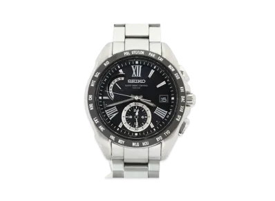 SEIKO Brights Solar Radio World Time "Black" SAGA089