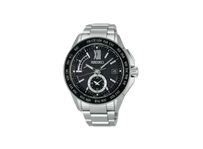 SEIKO Brightz Solar Radio World Time Executive Line "Black" SAGA111