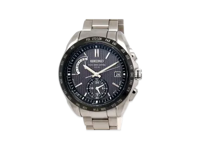 SEIKO Brights Solar Radio World Time "Black" SAGA131