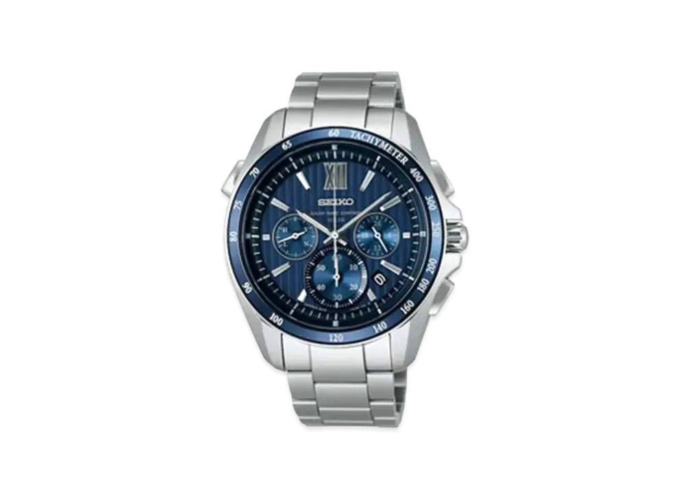 SEIKO Brightz Solar Radio Chronograph "Blue" SAGA151