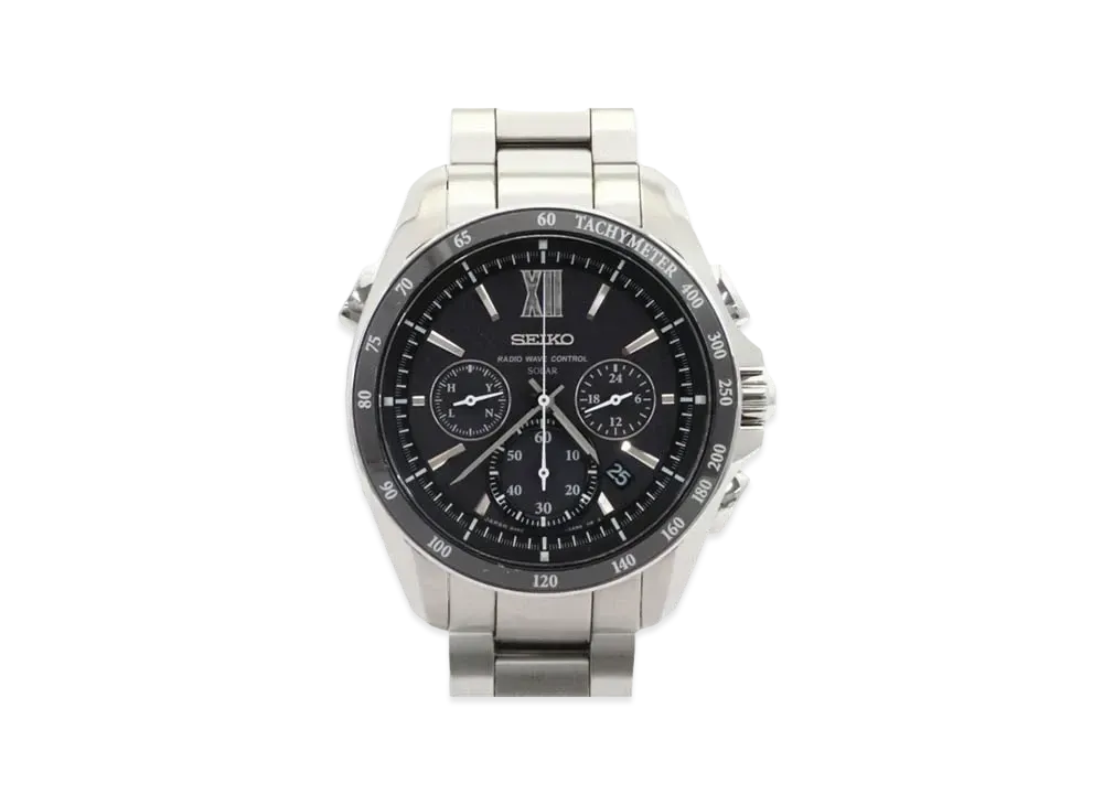 SEIKO Brightz Solar Radio Chronograph "Black" SAGA153