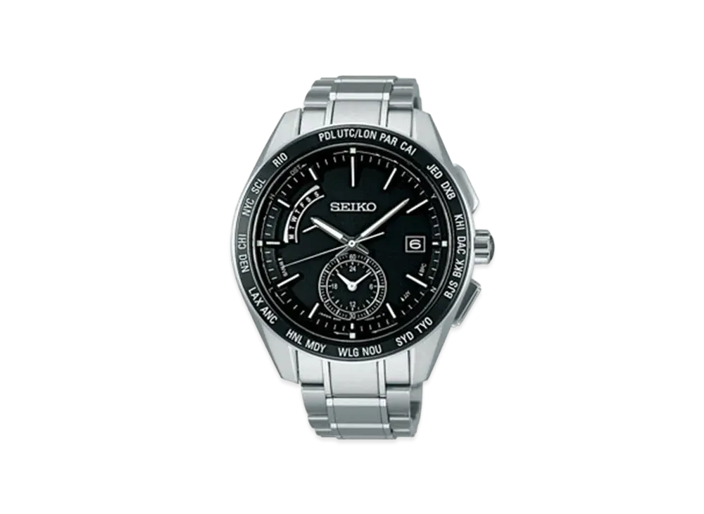 SEIKO BRIGHTZ品番:SAGA167ワールドタイム電波ソーラー中古品 SEIKO