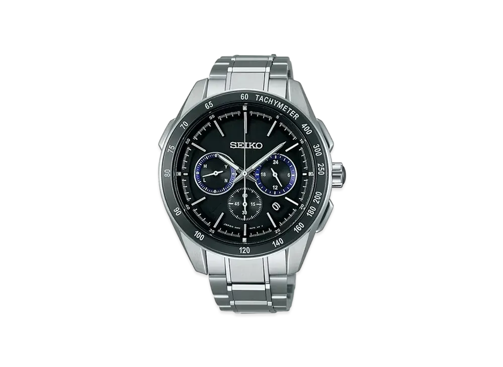 SEIKO Brightz Solar Radio Watch World Time "Black" SAGA183