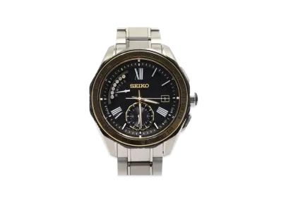 SEIKO Brights Solar Radio World Time Executive Line "Black" SAGA186