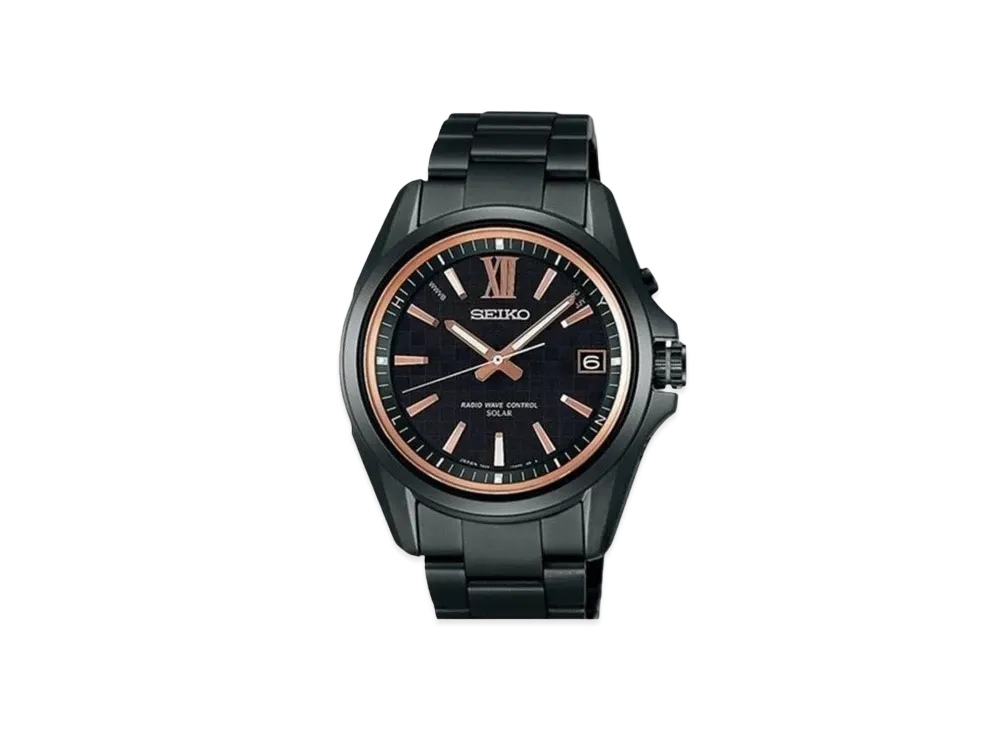 SEIKO Brights Solar Radio "Black" SAGZ061