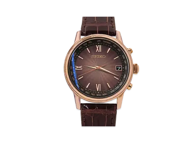 SEIKO Brights Solar Radio "Brown" SAGZ098
