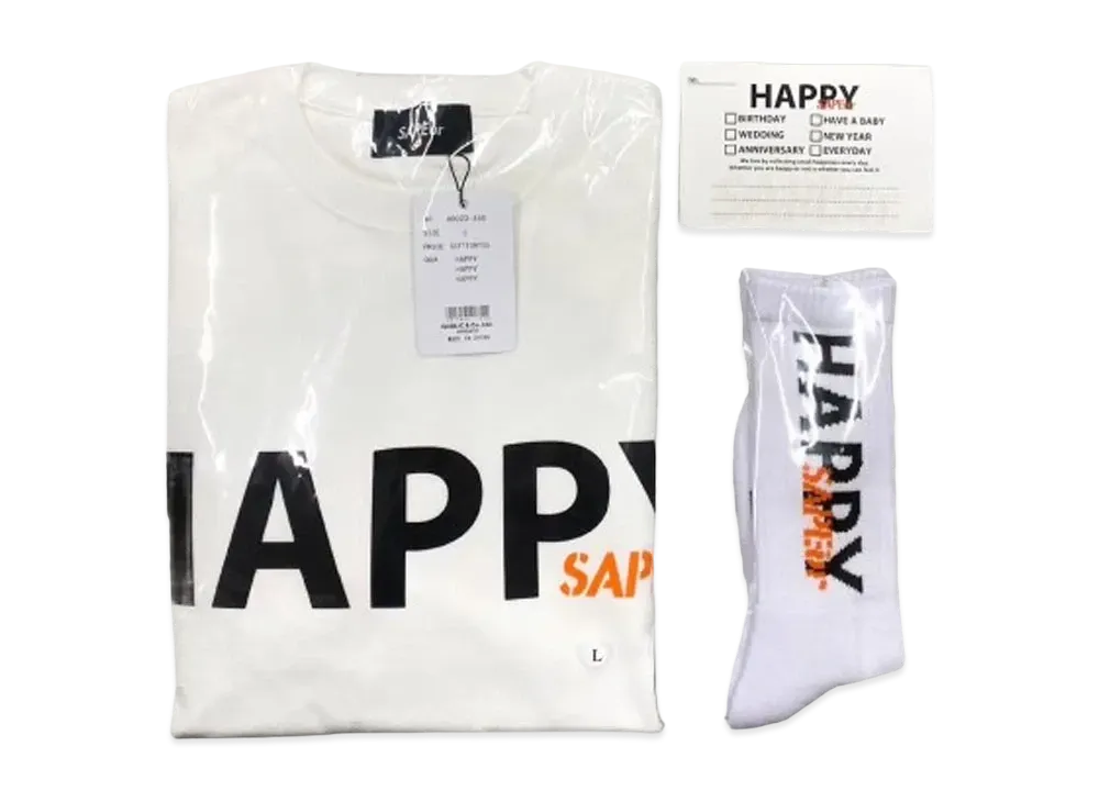SAPEur Everyday Happy L/S Tee/Sox 