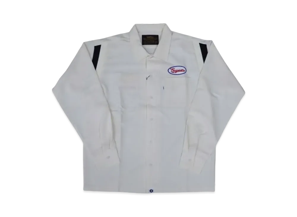 SAPEur Bowling L/S Shirt "White"