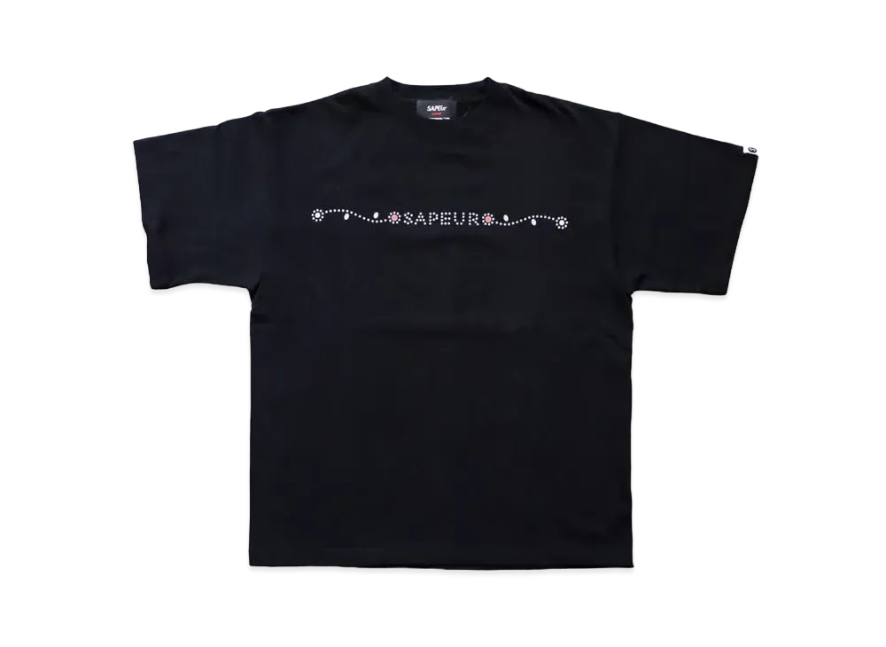 SAPEur x HTC Flower S/S Tee "Black"
