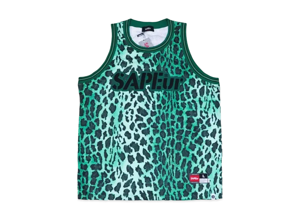 SAPEur サプール バスケット タンクトップ　Lサイズ SAPEur BASKET TANKTOP レオパード ブラウン L サプール タンク