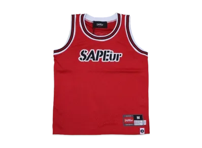 SAPEur Basket Tank Top Kids "Red"