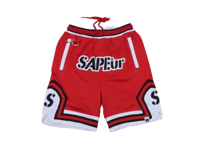 SAPEur Basket Shorts Kids "Red"