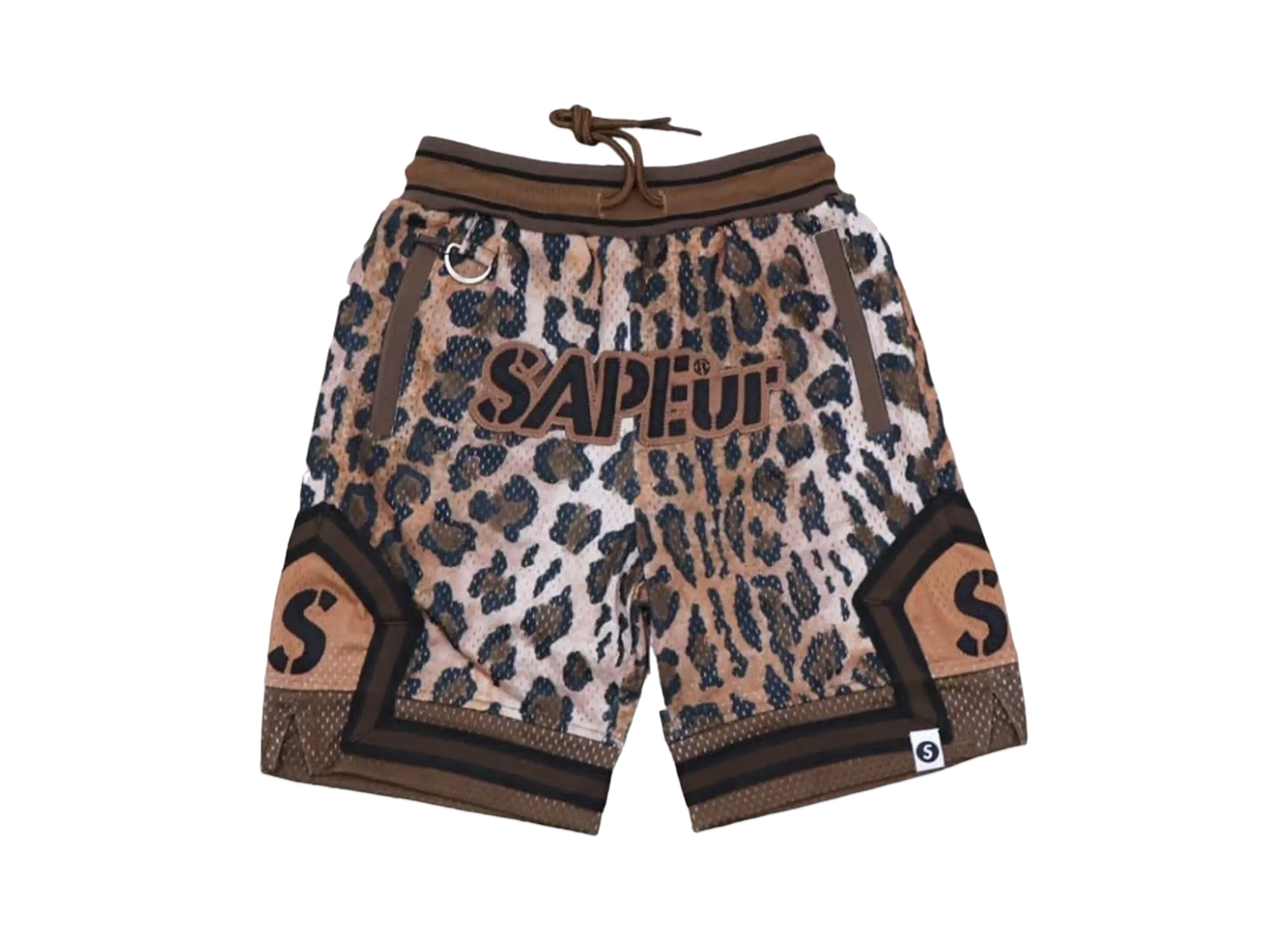 SAPEur Basket Shorts Kids "Leopard"