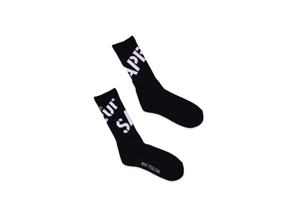 SAPEur Spiral Logo Sox "Black"