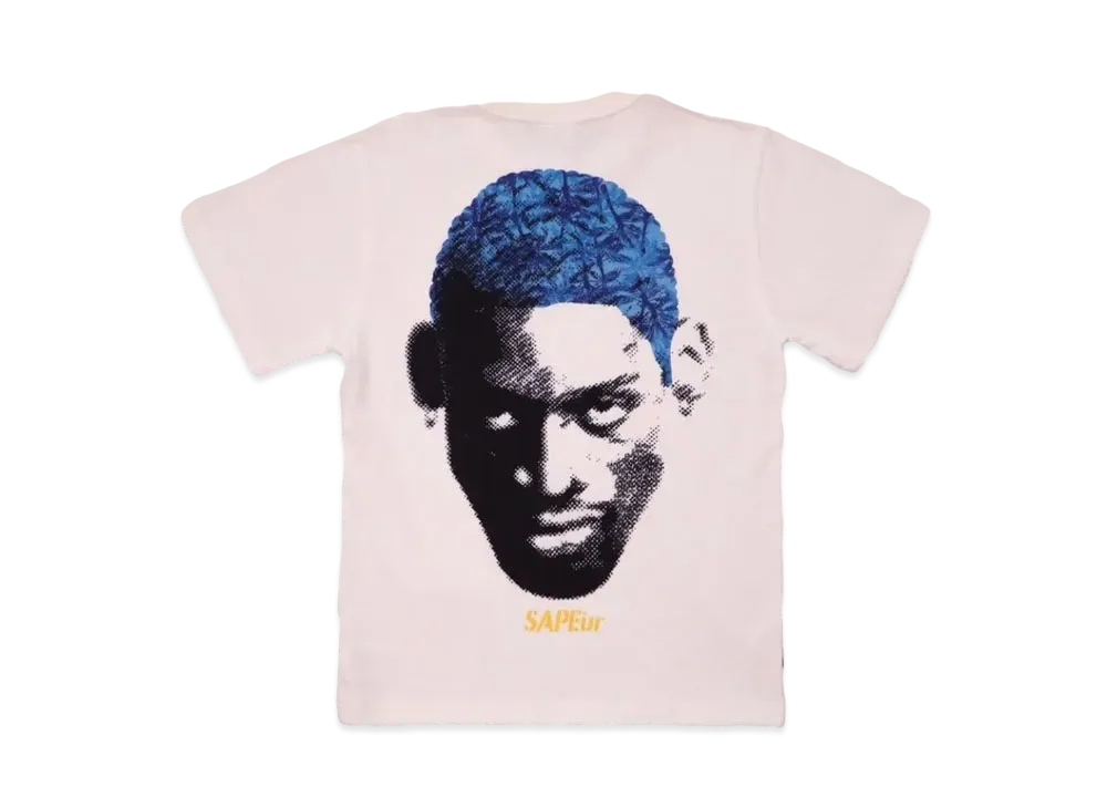 SAPEur Kids Island Head S/S Tee "White"