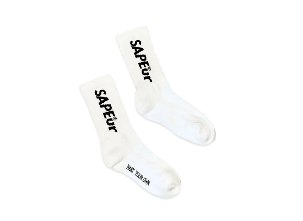 SAPEur Crew Socks "White"