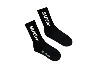 SAPEur Crew Socks "Black"