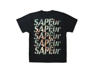 SAPEur Youth Princess Yaegaki Kuniyoshi Utagawa S/S Tee "Black"