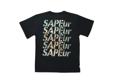 SAPEur Kids Princess Yaegaki Kuniyoshi Utagawa S/S Tee "Black"