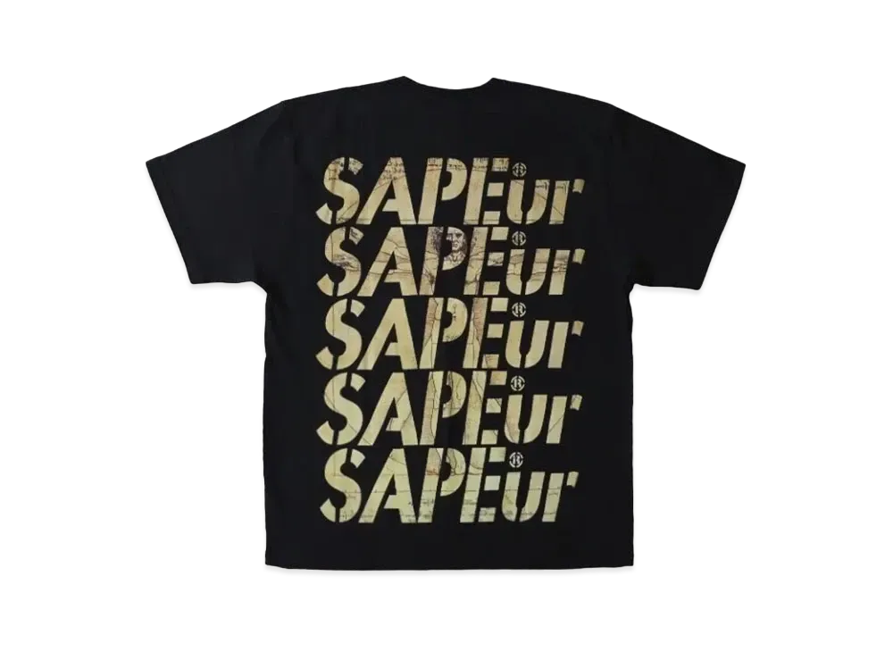 SAPEur Canon Of Proportions Leonardo Da Vinci S/S Tee "Black"