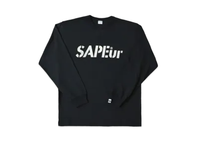 SAPEur Logo Long Sleeve Tee "Black"