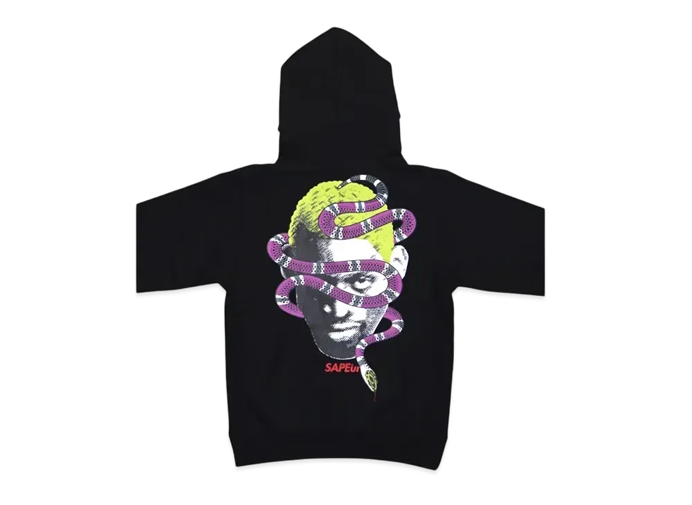 SAPEur Kid's Year of the Snake Hoodie "Black"