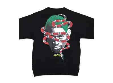 SAPEur Kid's Year of the Snake Crew Neck "Black"