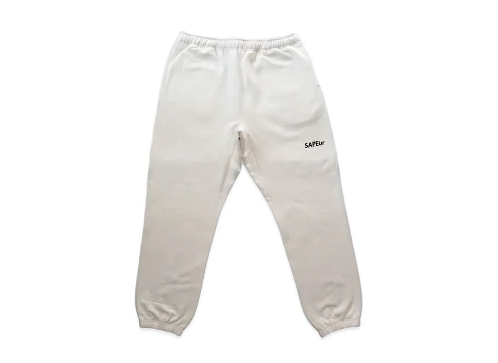 SAPEur Logo Sweat Pants "White"