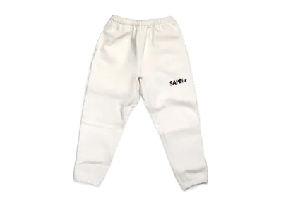 SAPEur Kid's Logo Sweat Pants "White"