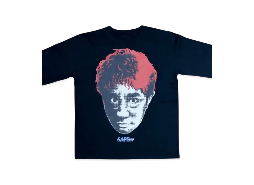 SAPEur x MASATOSHI HAMADA Red Head Hamada LS Tee Kids "Black"