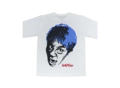 SAPEur x MASATOSHI HAMADA Blue Head Hamada LS Tee Kids "White"