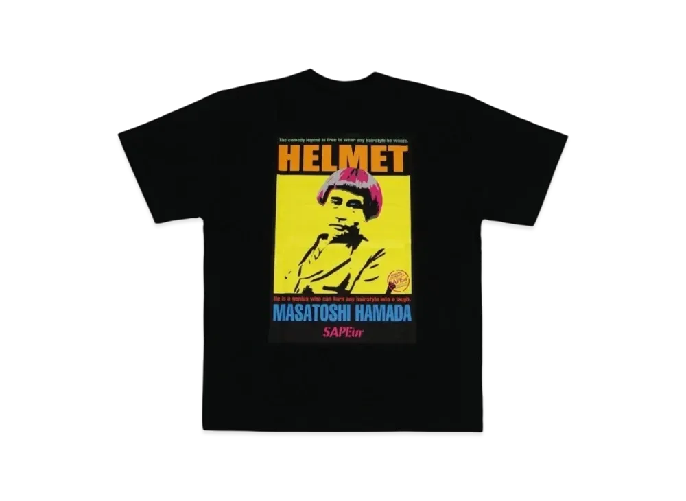 SAPEur x MASATOSHI HAMADA A Laugh For Life SS Tee "Black"