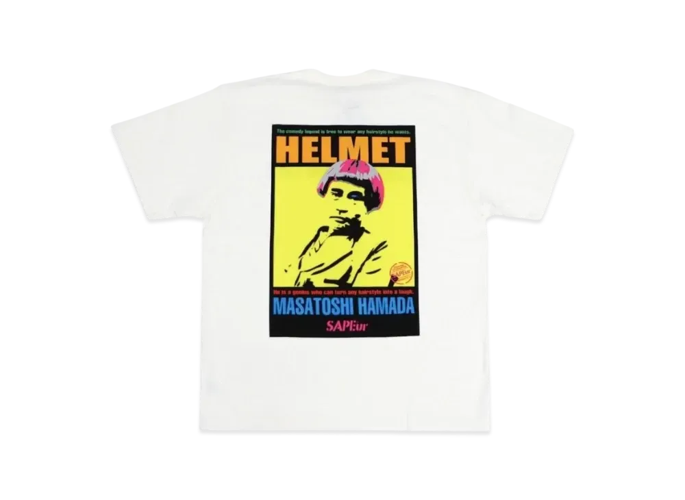 SAPEur x MASATOSHI HAMADA A Laugh For Life SS Tee "White"