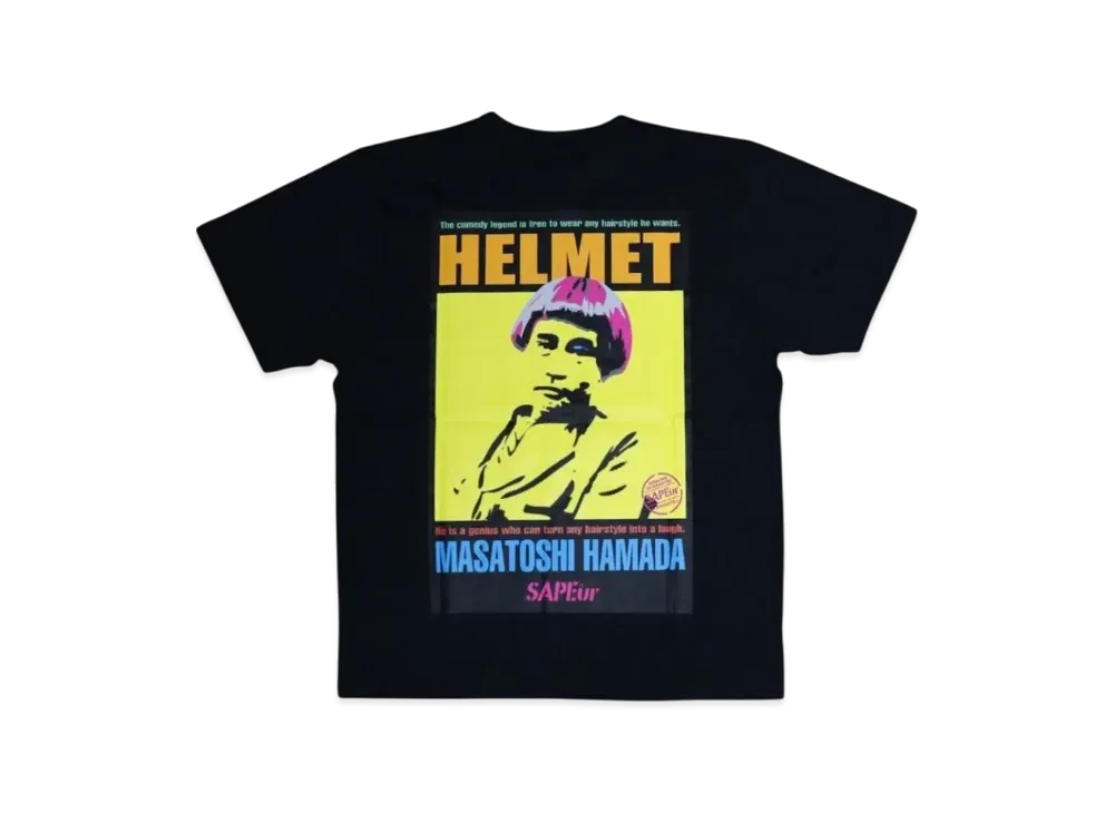 SAPEur x MASATOSHI HAMADA A Laugh For Life SS Tee Youth "Black"