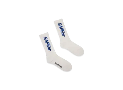 SAPEur x MASATOSHI HAMADA Collabologo Blue Socks "Blue"