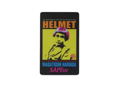 SAPEur x MASATOSHI HAMADA A Laugh For Life Sticker "Multi"